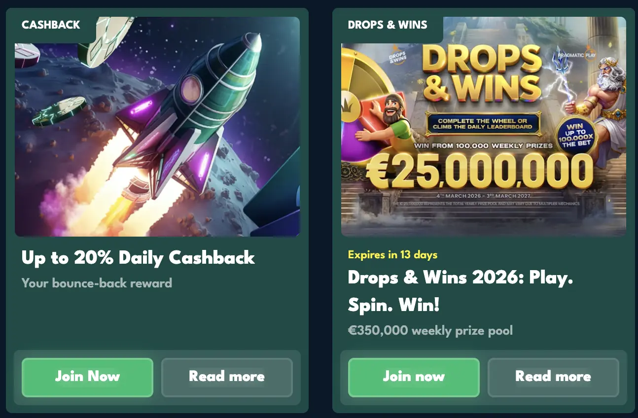 Rocket Riches Bonus
